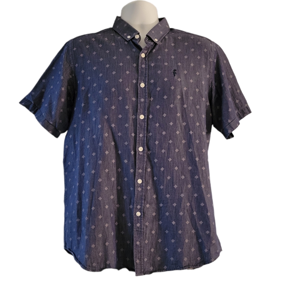 Father Sons Button Down Chambrey Shirt XL